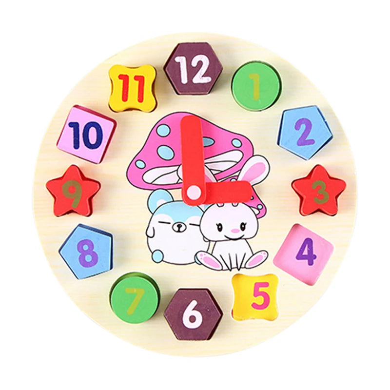 Kids Wooden Toys Intelligence Develop Montessori Toys Stacking Kids 3D Wooden Puzzle Educational Toys For Children New Year Gift