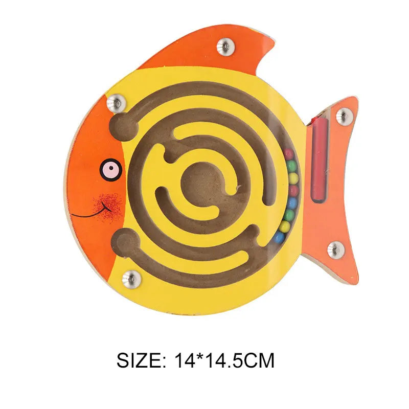 Kids Wooden Toys Intelligence Develop Montessori Toys Stacking Kids 3D Wooden Puzzle Educational Toys For Children New Year Gift