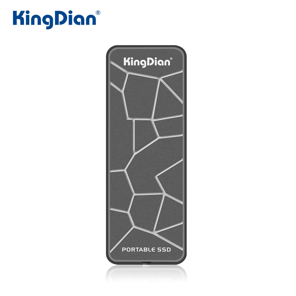 KingDian External SSD 120gb 250gb 500gb M,2 ssd 2280 USB 3.0 External Solid State Drive Lighting For Laptop Phone