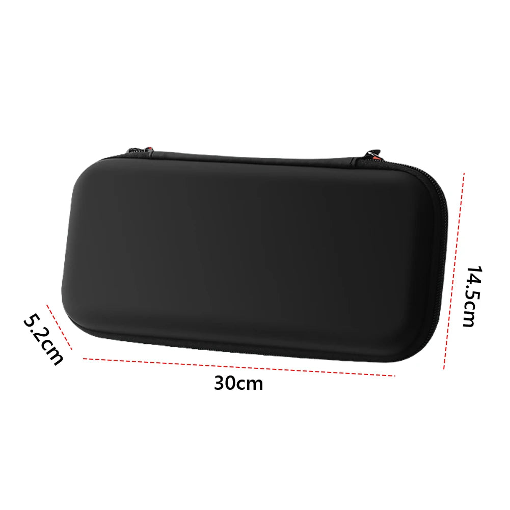Storage Bag For Switch 2 NS Game Console Carrying Case Portable Travel Bag with 10 Game Card Slots Anti-scratch Protective Bags