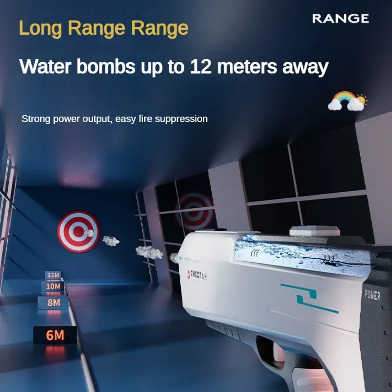 Automatically Absorb Water High Pressure Electric Water Gun Toys for Adult Summer Outdoor Pool Fight Game Children Watergun Gift