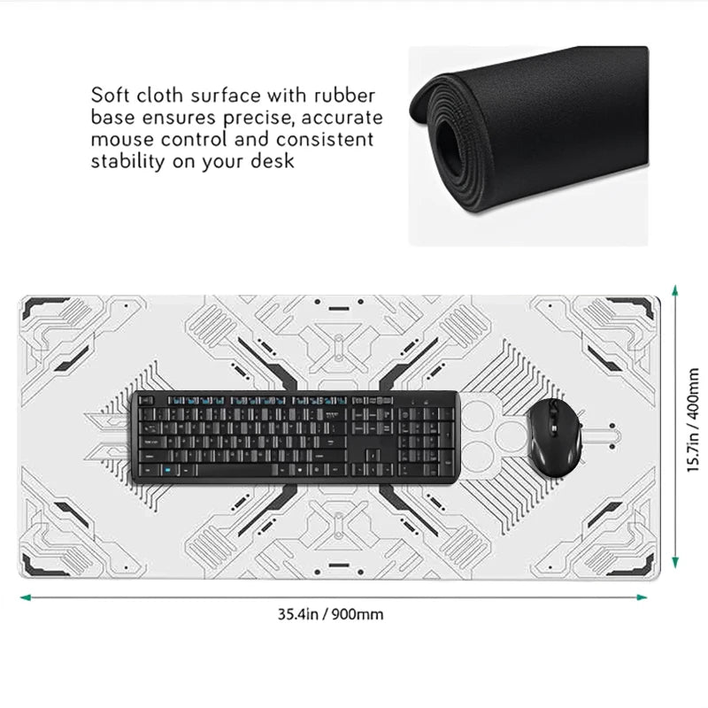 XXL Keyboard Mouse Pad Extra Large Male Gaming Esports Keyboard Pad EVA Laptop Desk Pad Mouse Pad Accessories For Office Game