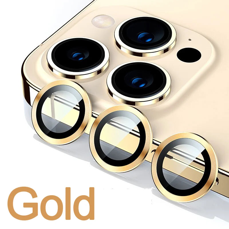 1 Set Metal Ring Glass Camera Lens Protector For IPhone 14 15 16 Pro Max 16 Plus 16Pro 15Pro 14Pro IPhone14 Cover Accessories