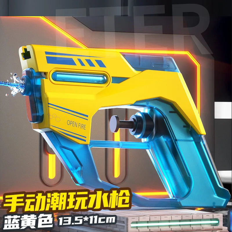 Summer Water Gun manual Shooting Water Beach Toy Gun For kid Children Boys Girls Gift