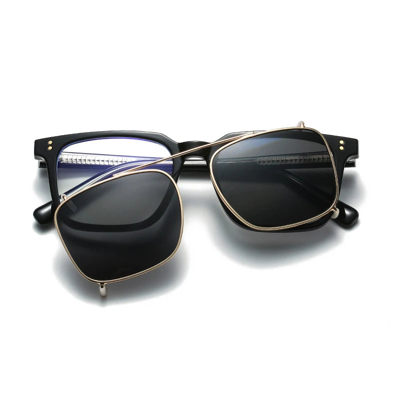 Driver Goggles Fashion Polarized Sunglasses Trend Outing Sunglasses Set Glasses Shading Street Shooting Sunglasses for Men