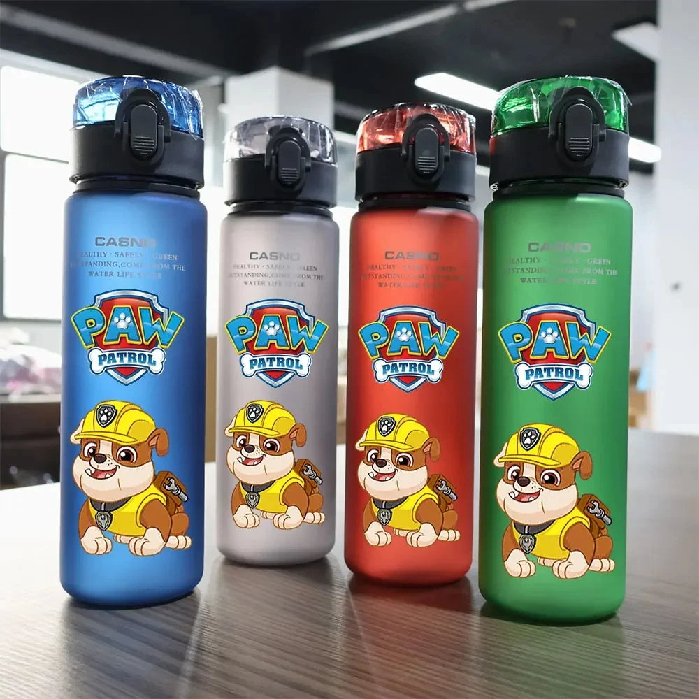 PAW Patrol 560ML Water Cup Chase Marshall Outdoor Portable Children's Plastic Large Drink Bottles Student Sport Water Cup Gifts