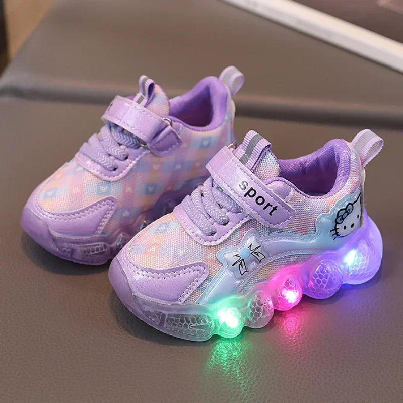 2025 NEW Design Casual Shoes for Baby Girl Children Led Light Sneakers Kids Anti-slip Shoes Toddler Walking Shoes - ST Superstore