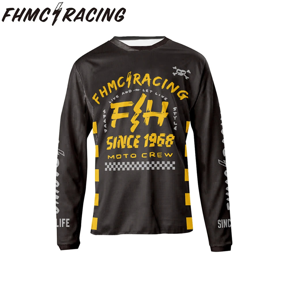Racing Shirt Bike Quick Dry Motocross Racing Shirt Downhill Enduro Jersey NEW Jerseys MTB Motorcycle Jerseys