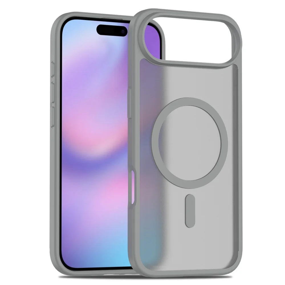 Matte For Magsafe Magnetic Case For iPhone 17 Air 16 15 14 13 12 11 Pro Max Plus SE4 16e Mini Wireless Charge Hard Armor Cover