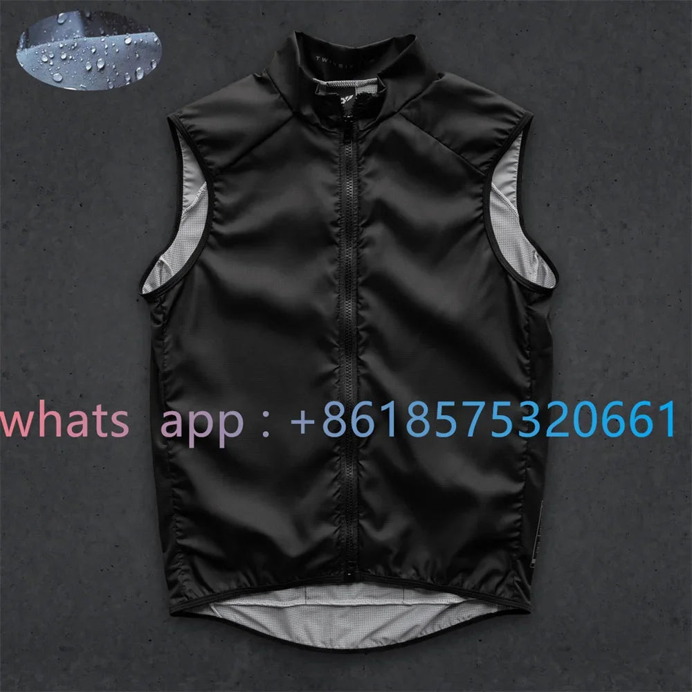 Twin Six Wind Vest Spring/autumn Bike Windproof Waterproof Jerseys Cycling Bike Jacket Lightweight Ultrathin Unisex Top New 2023