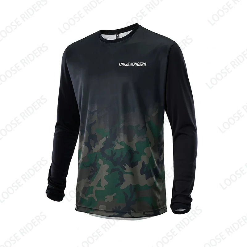 Loose Rider Jersey BMX Endurance Bike Shirt DH Off-Road Mountain Bike Downhill Jersey