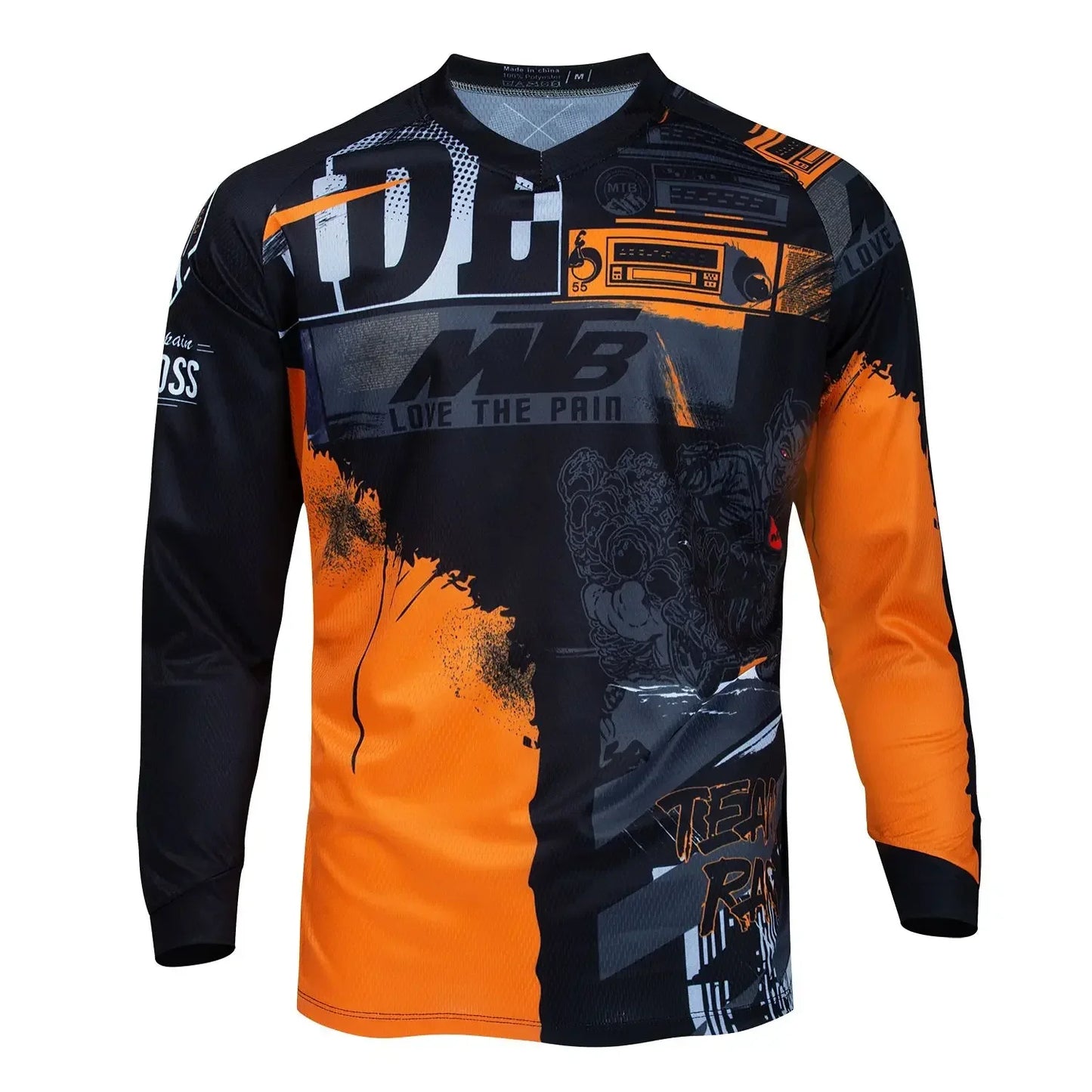 New Downhill Men Mountain Bike Jersey Racing T-Shirt Bicycle Cycling Long Sleeve Sports Shirt Motorsport Motorcycle Motocross