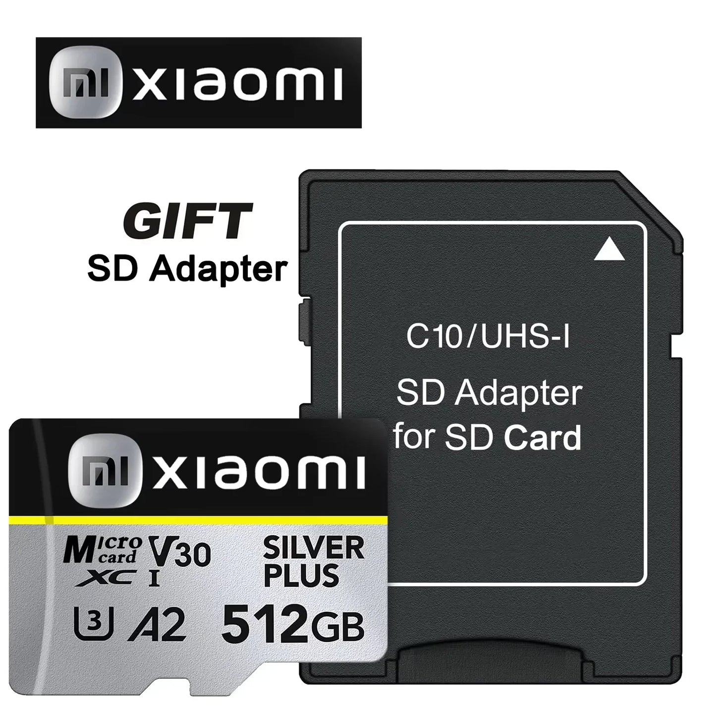 Xiaomi 2TB Memory Card SD 1TB 512GB Micro TF SD Card 128GB 256GB U3 Class 10 Full HD TF Memory Flash Card For CellPhone Computer