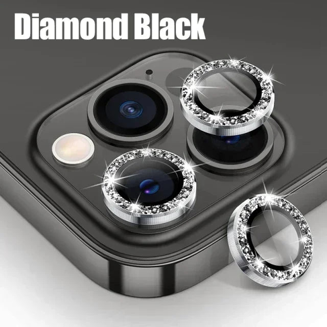 3Pcs Metal Lens Protector Glass for IPhone 16 13 12 11 14 15 Pro Max Mini Back Camera Lens Protection for IPhone 14 15 16 Plus