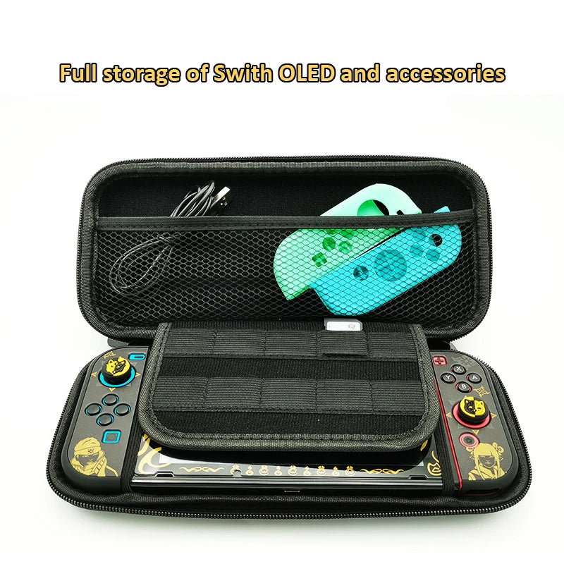 Monster Hunter Storage Bag for NS Switch OLED Carrying Case Protective Shell  for NS Switch OLED Game Accessories