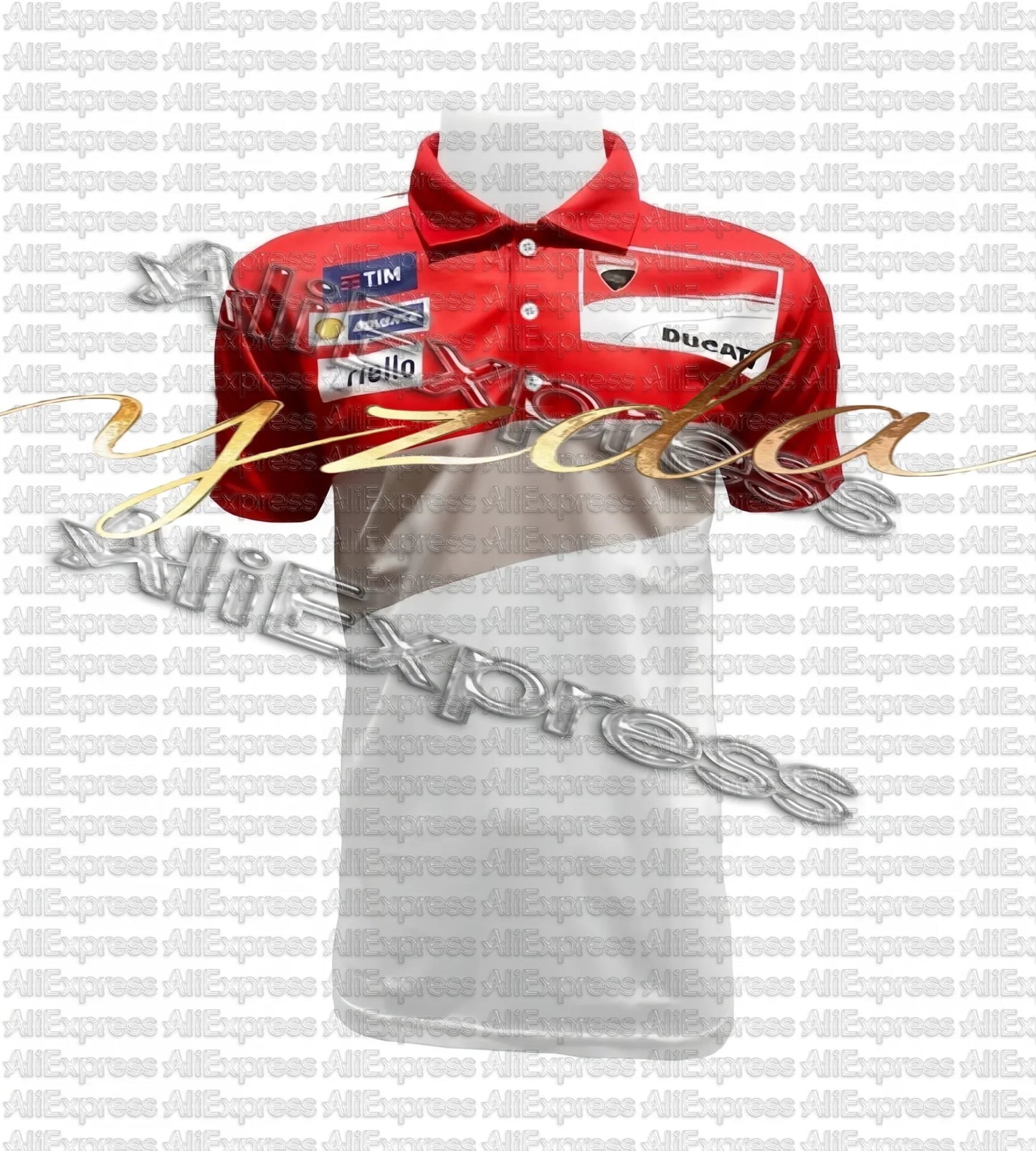Eccstar_Suzuki_Sotogp Racing Team Polo Shirt Motorcycle Racing T-shirt Men's and Women's Outdoor Sports Leisure Speed Drying