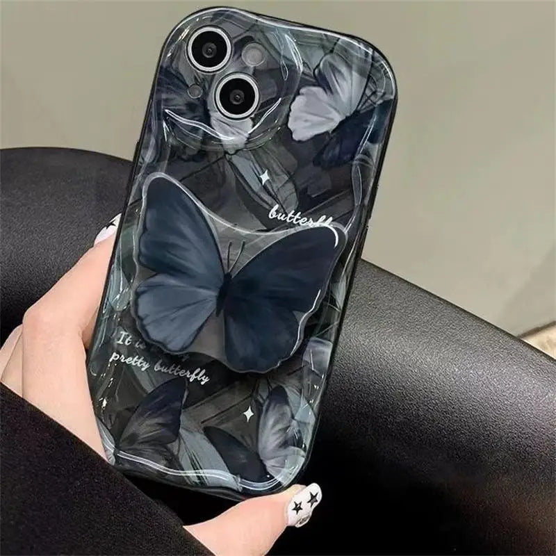 Butterfly Bracelet Chain Case For For OPPO Reno 7 4G 11 Pro 11F A60 A78 A58 A38 A18 A98 A79 A17 A16 A57 A15 A74 A96 A52 Cover