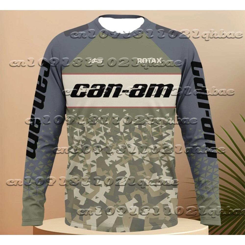 2025Men's And Women's Motorcycle Loose Riding Long Sleeved T-Shirt Summer Hot Selling Breathable Quick Drying Long Sleeved Shirt