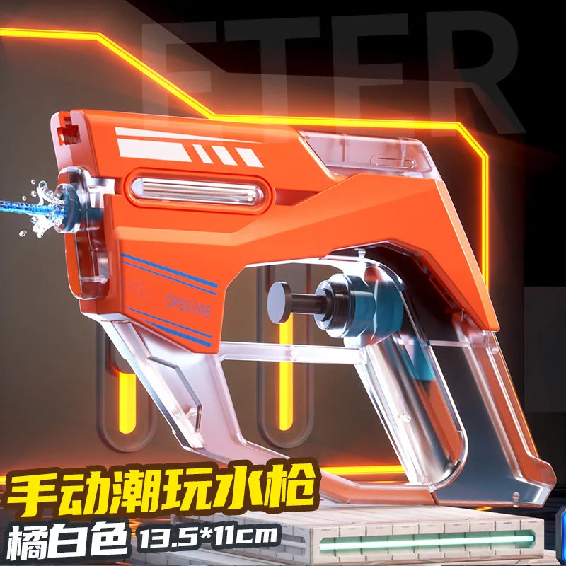Summer Water Gun manual Shooting Water Beach Toy Gun For kid Children Boys Girls Gift