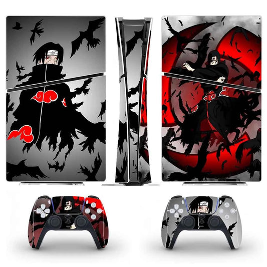 New Anime PS5 Slim Disc Digital Skin Sticker Protector Decal Cover for Console Controller PS5 Slim Sticker Vinyl