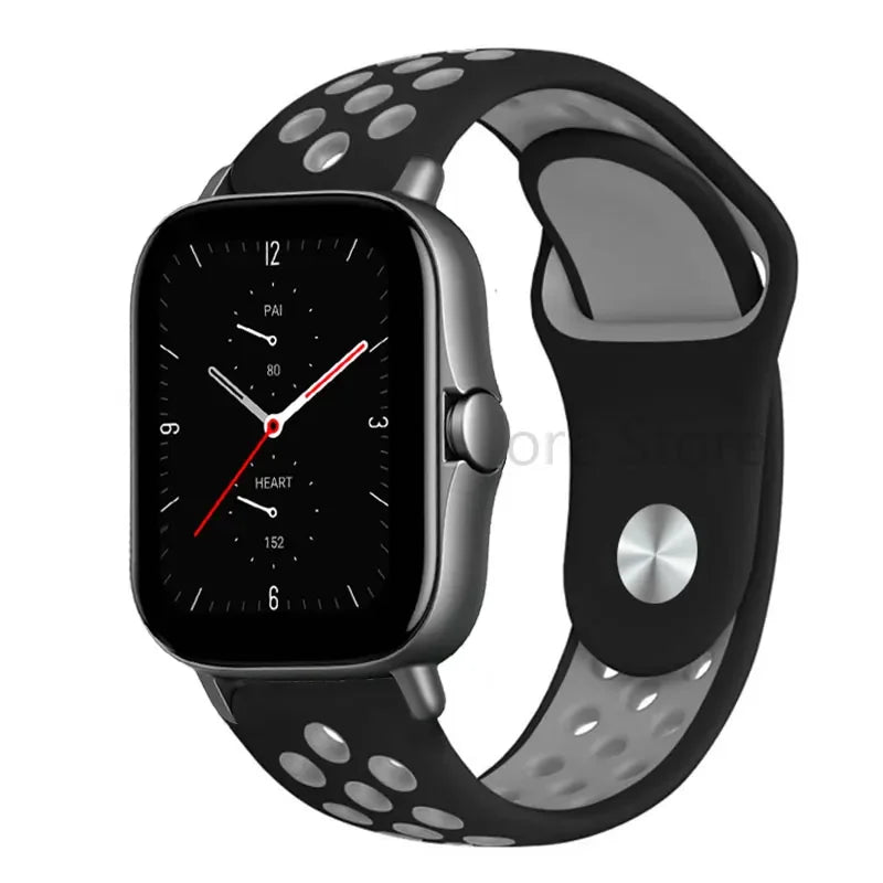 20mm 22mm Bracelet for Amazfit strap Silicone GTS/2/2e/GTS2 Mini/GTR 42mm/47mm/GTR2/2e/stratos 2/3 Sport Watch band Amazfit bip