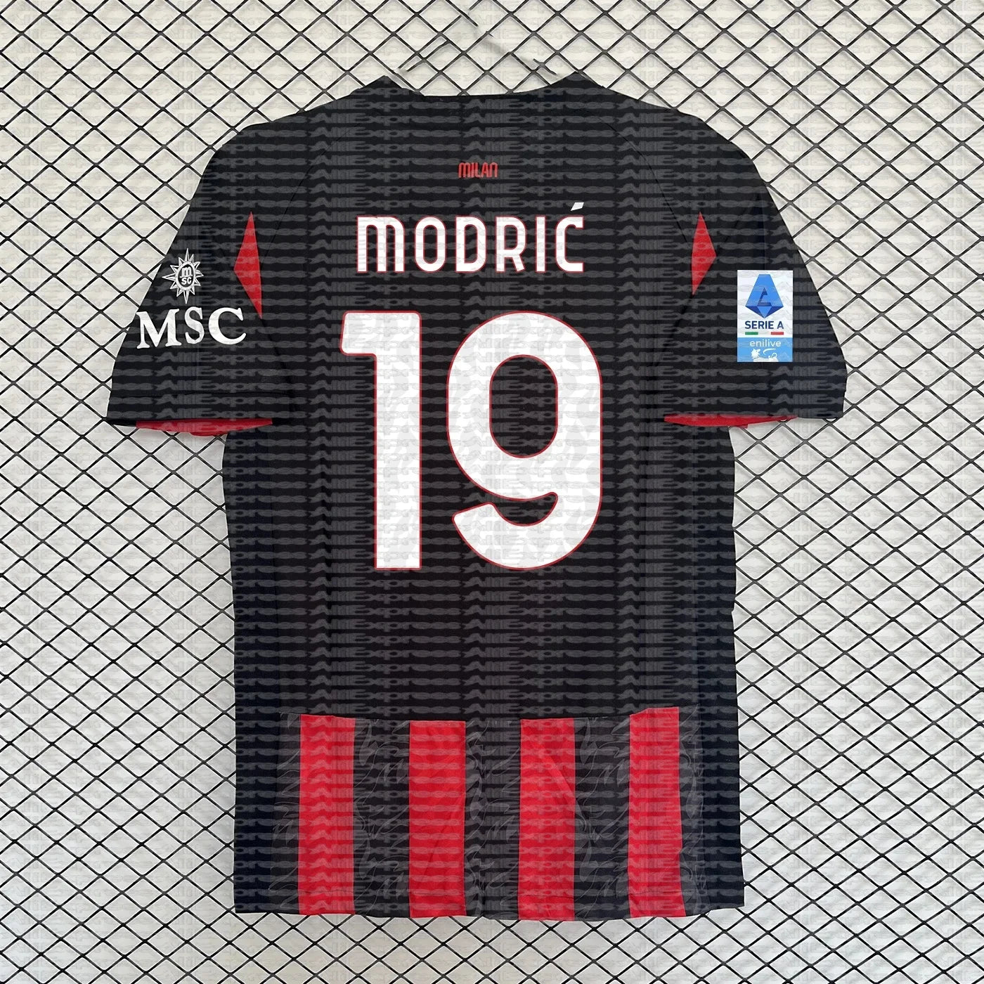 2025 Best-selling New 3D Printed AC Milan Soccer Jersey for Men and Women, Quick-drying Shirt Breathable MOTO Trendy T-shirt