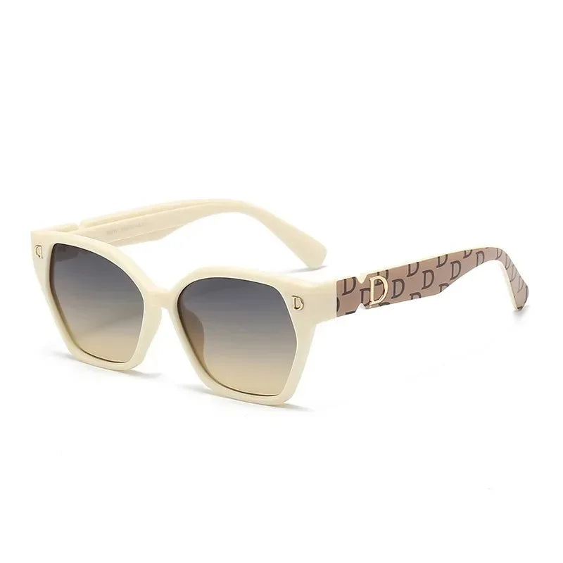 New Fashion Luxury Brand Women Sunglasses For Men Stylish Cateye Female Sun Glasses Trend Shades Glamour Eyewear Jewelry Mask