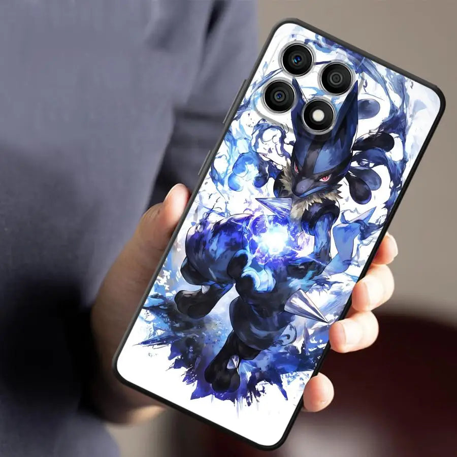 Case for Huawei Honor X8 X8a 90 Pro X9a 8X 70 X7 Magic5 X6 X6a P30 P20 Lite P40 Soft Funda Phone Cover Anime Pokemon G-Gengar