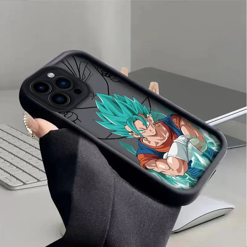 D-Dragons Balls Case for iPhone 16 15 14 13 12 11 Pro Max XS X XR 8 7 6S 6 Plus SE 2020 Liquid Silicone Shockproof Back Cover