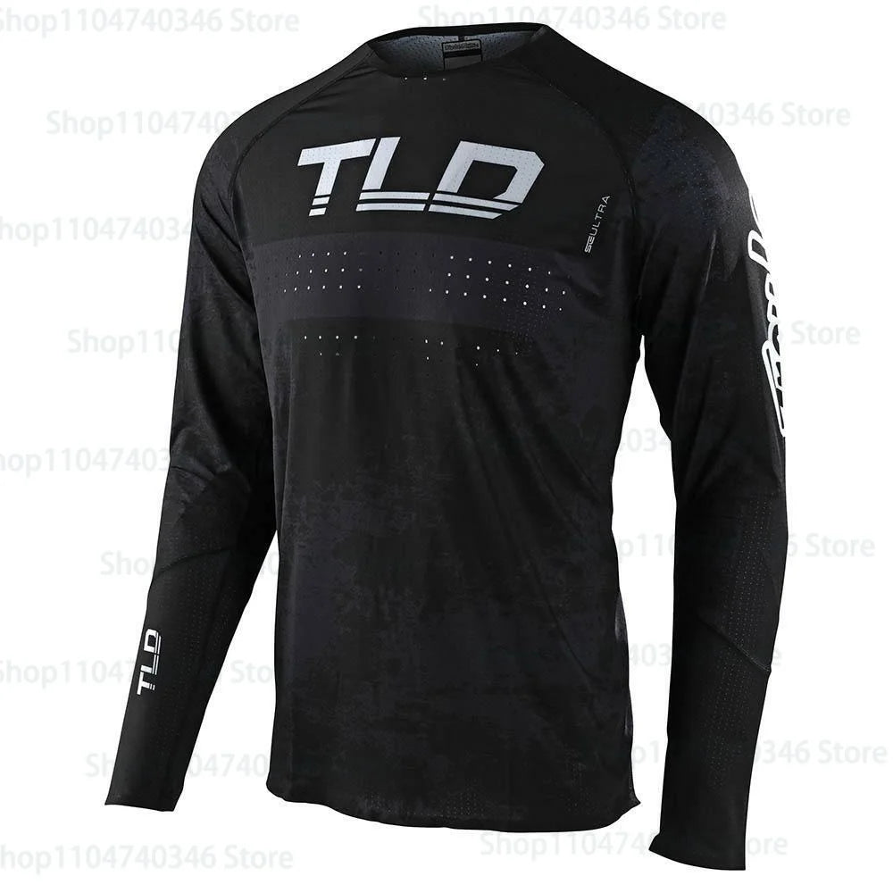 Men's Motorcycle Sportswear Printed BMX Bicycle Shirt DH Downhill Endurance T-shirt Mountain Bike Outdoor Sportswear Top