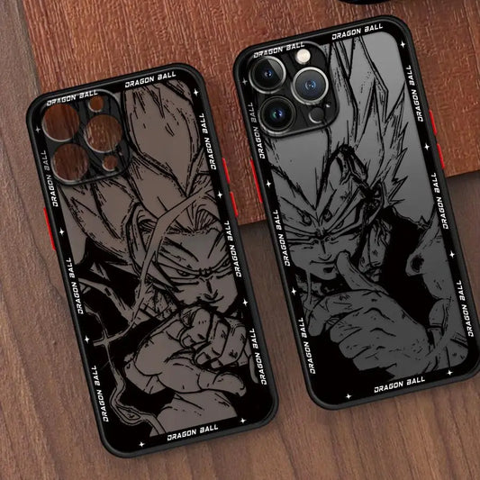 Case for iPhone 14 XR 11 XS 11 Plus 16 13 Mini 8 7 SE 15 Pro MAX 12 Soft Edge 16 Plus 14Pro 12Pro Cool Anime Goku