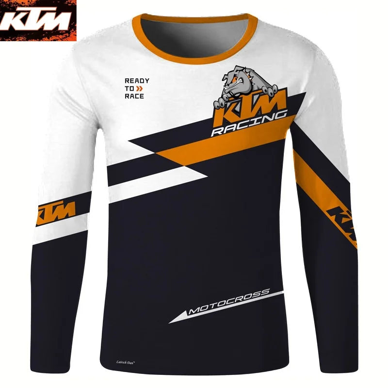 2025 MOTO Downhill Sweatshirt KTM mtb Mountain Bike Downhill Shirt Motocross Sweatshirt Cross Country Bike Enduro DH
