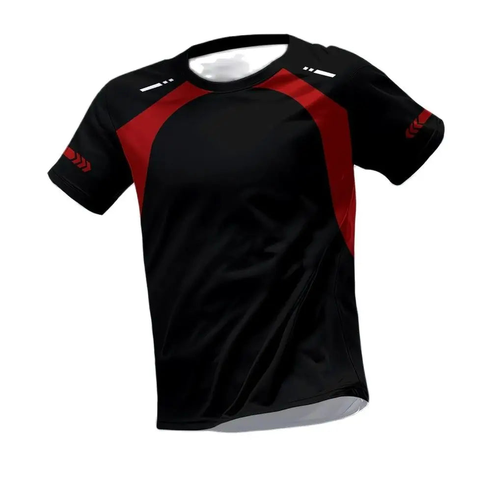 2025 3D Printing Hot Selling Outdoor Running Sports Breathable Quick Drying Fitness Clothing Casual Wear Round Neck T Shirts