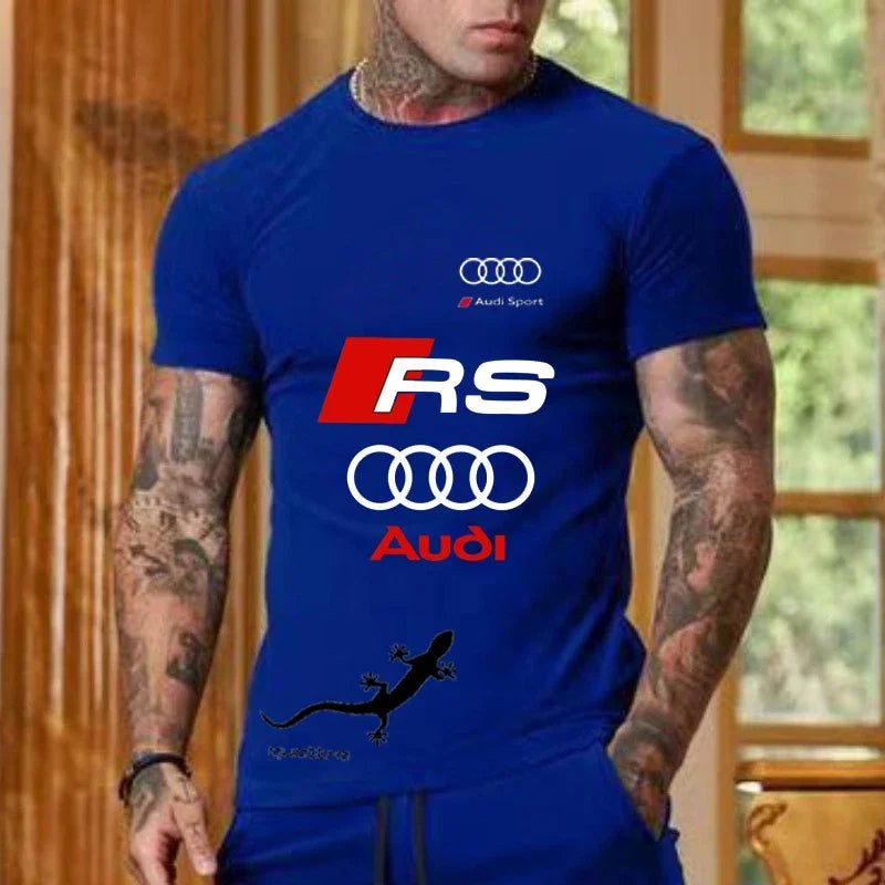 2025 New Kawasaki Motorcycle T-Shirt New Kawasaki T-Shirt Summer Riding T-Shirt Sunscreen Fast Drying Sweat Absorbing T-shirt