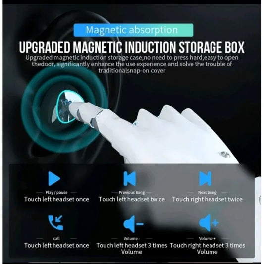 NEW M10 TWS Wireless Headphones Earphones Charging Box Bluetooth-compatible Stereo Waterproof Headsets With Microphone - ST Superstore