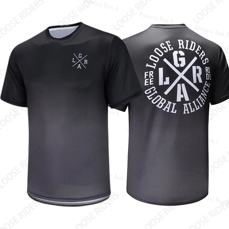 Loose Rider Jersey BMX Endurance Bike Shirt DH Off-Road Mountain Bike Downhill Jersey