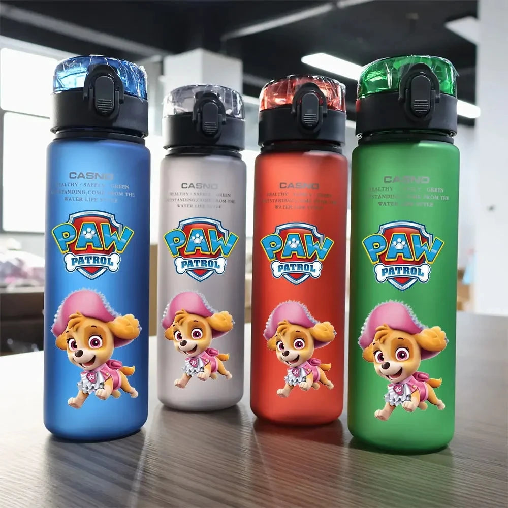 PAW Patrol 560ML Water Cup Chase Marshall Outdoor Portable Children's Plastic Large Drink Bottles Student Sport Water Cup Gifts