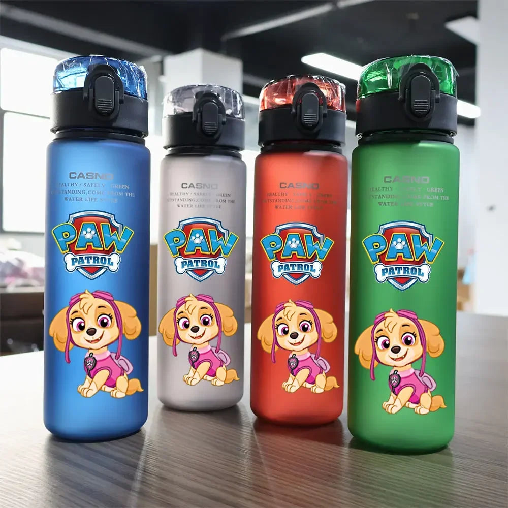 PAW Patrol 560ML Water Cup Chase Marshall Outdoor Portable Children's Plastic Large Drink Bottles Student Sport Water Cup Gifts