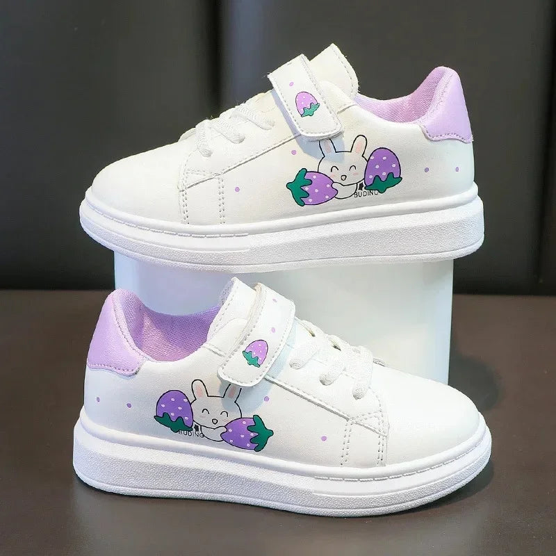 2025 Girl shoe spring Autumn Boy White Shoe Casual Running kid Shoe Anti Slip Soft Sole Sneaker kid tenis Hot selling item