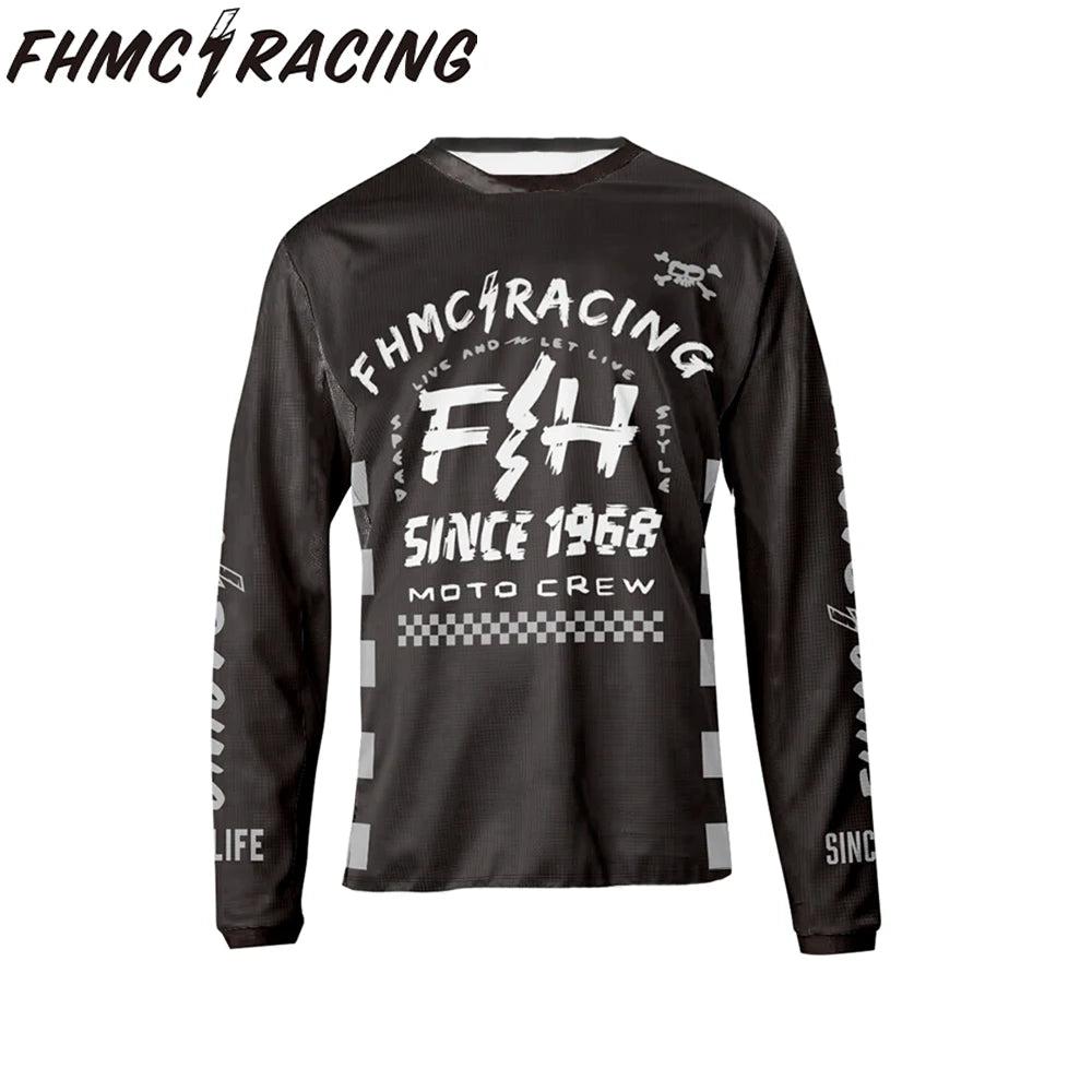 Racing Shirt Bike Quick Dry Motocross Racing Shirt Downhill Enduro Jersey NEW Jerseys MTB Motorcycle Jerseys