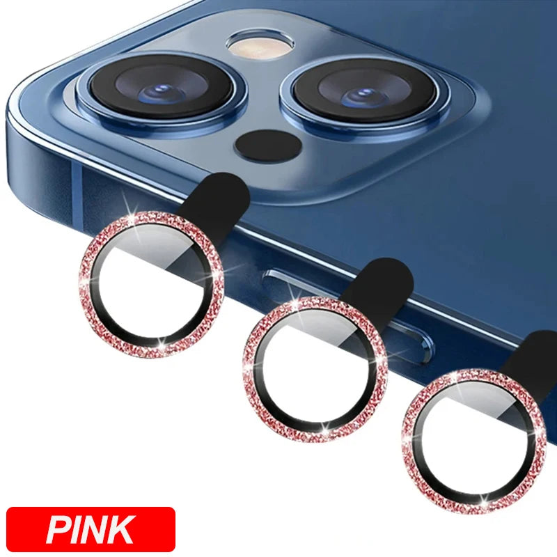 Camera Lens Protector For iPhone 16 Pro Max 16Plus 16Pro 14 15 Pro Max Diamond Metal Protective Glass For iPhone 14 15 Plus Lens