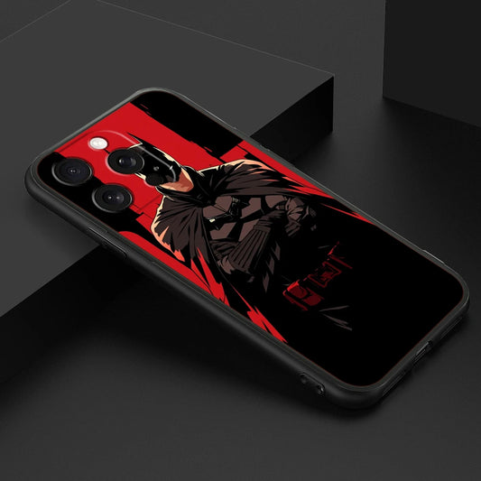 B-Batmans Art Popular Cool For iPhone 15 14 13 12 11 XS XR X 8 7 SE Pro Max Plus Mini Black Soft Phone Case