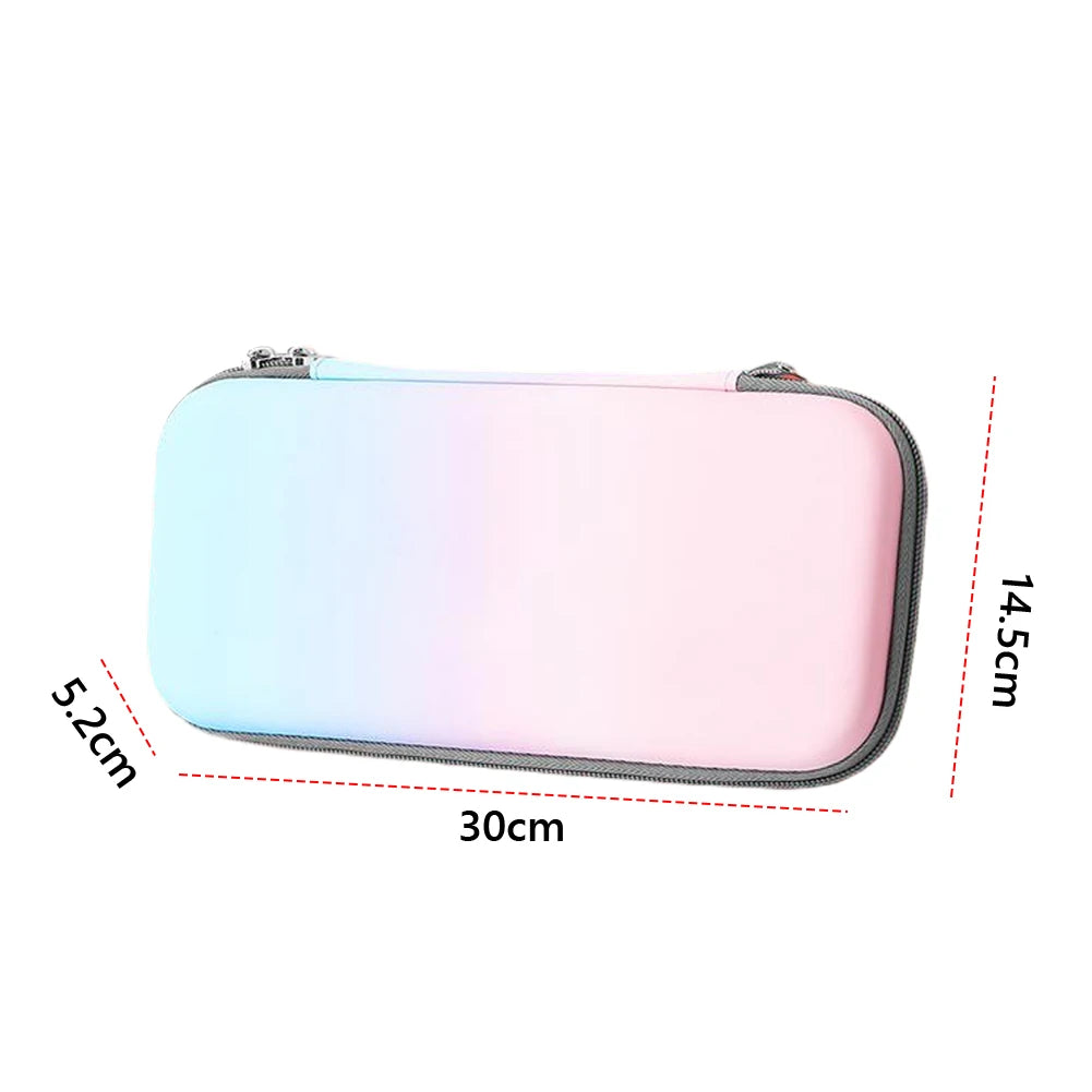 Storage Bag For Switch 2 NS Game Console Carrying Case Portable Travel Bag with 10 Game Card Slots Anti-scratch Protective Bags