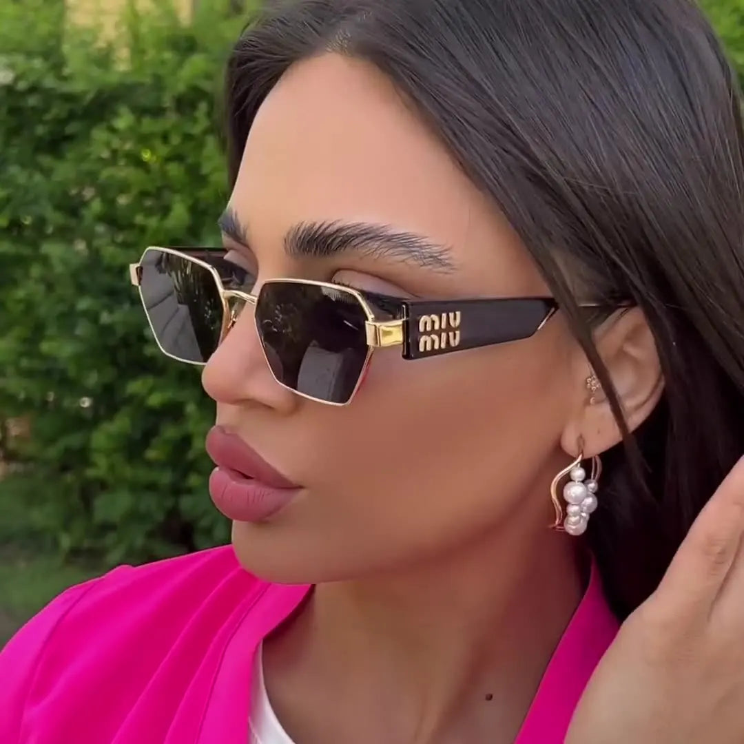 1PC Summer New Fashion Polygon Sunglasses Trend Personalized Sunglasses Travel Glasses Gift
