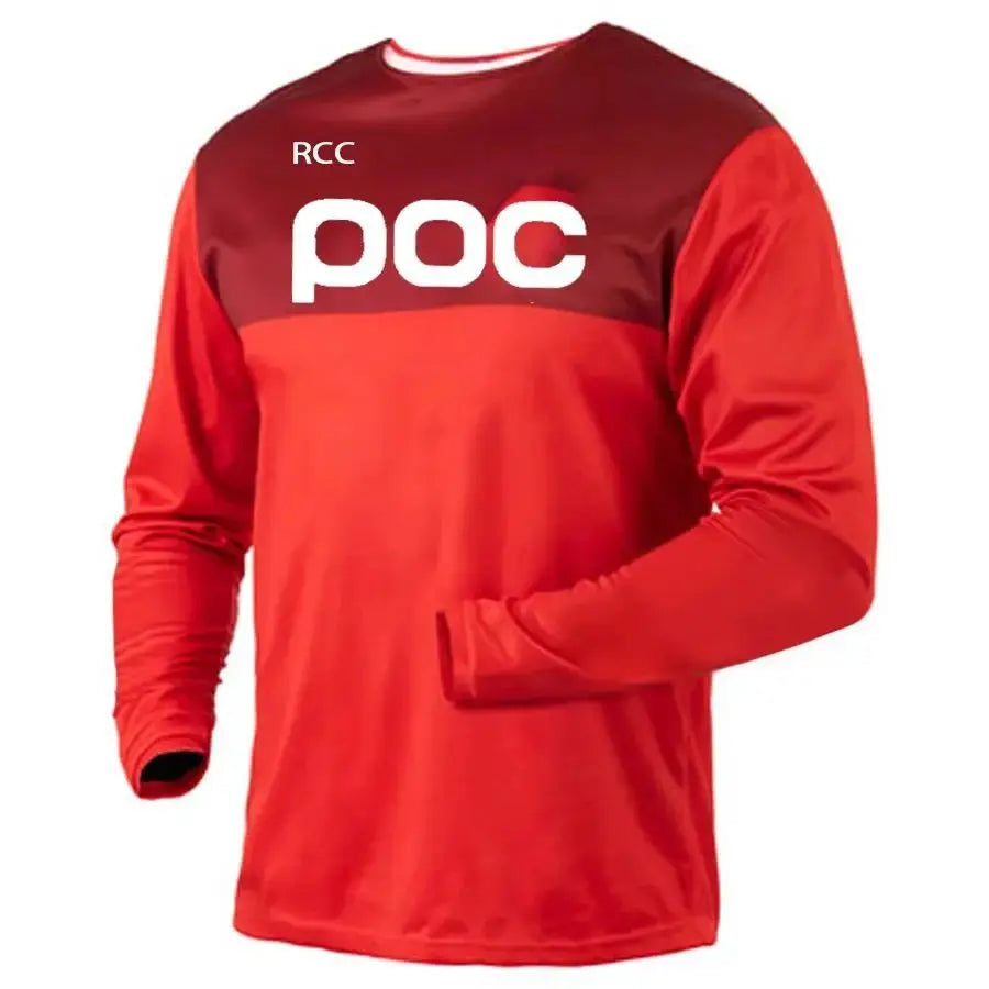 MEN'S LONG-SLEEVED T-SHIRT MOUNTAIN BIKE MOTOCROSS CYCLING JERSEY MOUNTAIN BIKE CAMPING OUTDOOR FISHING TOP LOOSE