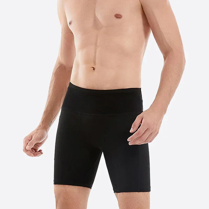 (Mul-Pockets Compression Shorts 3.0)Men Marathon Running Shorts Quick Dry Exercise Training Jogging Cycling Fitness Tight Shorts