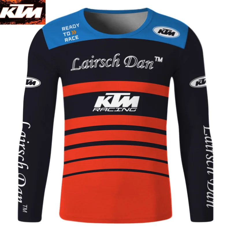 2025 MOTO Downhill Sweatshirt KTM mtb Mountain Bike Downhill Shirt Motocross Sweatshirt Cross Country Bike Enduro DH