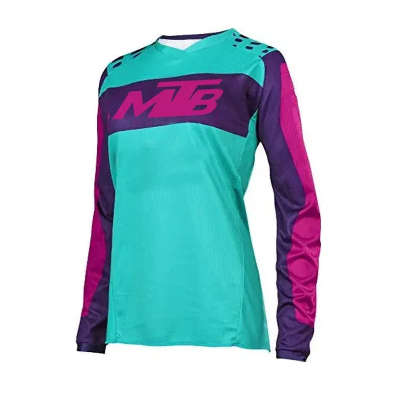 2026new WOMEN Downhill Jerseys Mountain Bike MTB Shirts Offroad DH Motorcycle Jersey Motocross Sportwear Clothing Bike spexcel