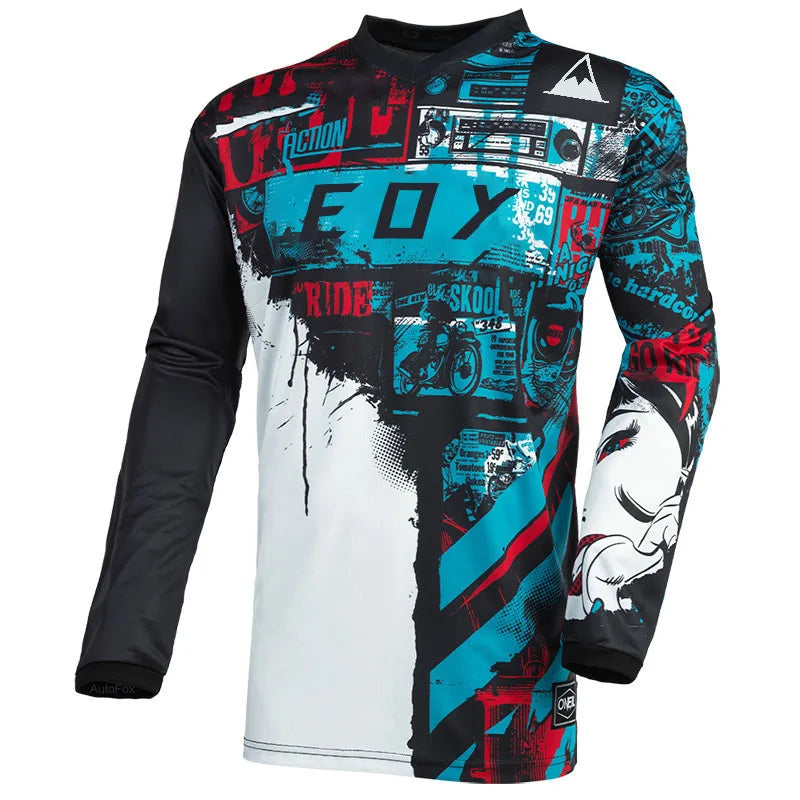 Motorcycle Jersey Eoy Quick Dry Mountain Bike T-Shirt Long Sleeve Downhill Jersey MTB T shirt Moto Camo Breathable