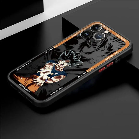Case for iPhone 14 XR 11 XS 11 Plus 16 13 Mini 8 7 SE 15 Pro MAX 12 Soft Edge 16 Plus 14Pro 12Pro Cool Anime Goku